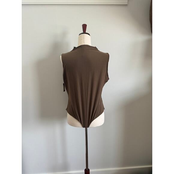 SKIMS NWTFits Everybody Sleeveless Mock Neck Bodysuit MICA - Size 4X - Picture 2 of 4